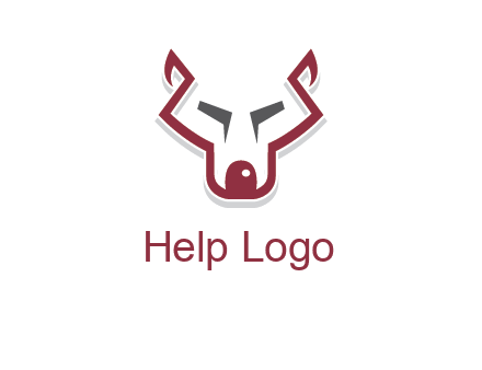 wolf face outline logo