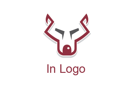 wolf face outline logo