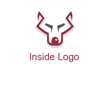 wolf face outline logo