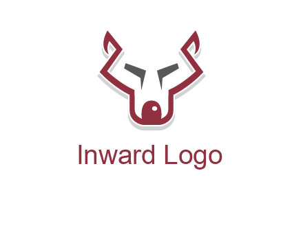 wolf face outline logo