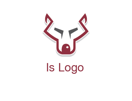 wolf face outline logo