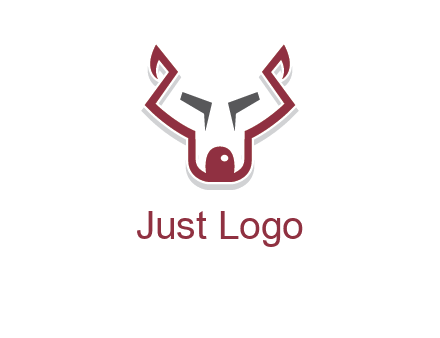 wolf face outline logo