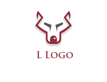 wolf face outline logo