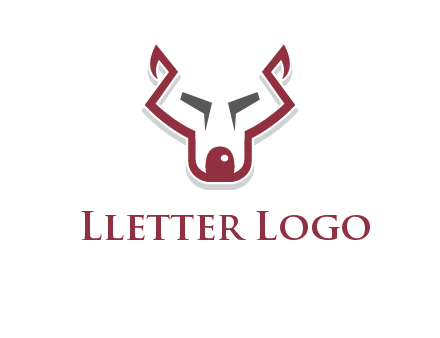 wolf face outline logo
