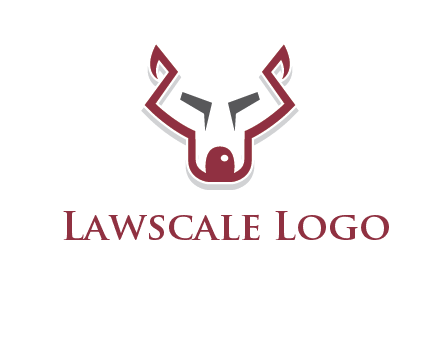 wolf face outline logo
