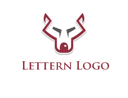 wolf face outline logo