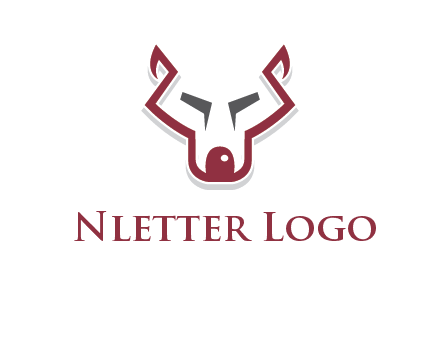 wolf face outline logo