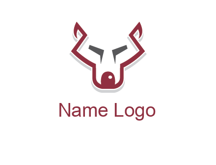 wolf face outline logo