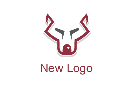 wolf face outline logo