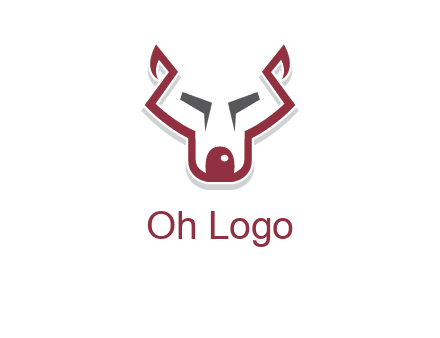 wolf face outline logo