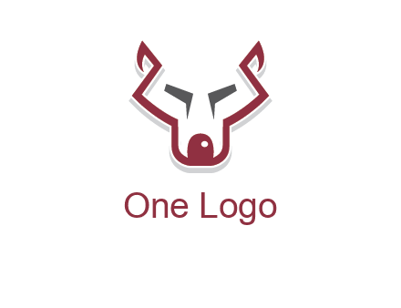 wolf face outline logo