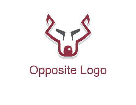 wolf face outline logo