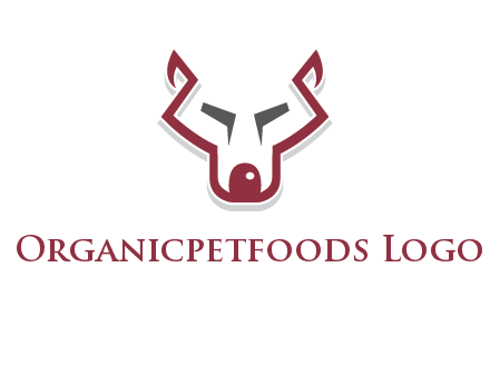 wolf face outline logo