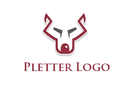 wolf face outline logo