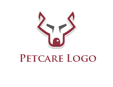 wolf face outline logo