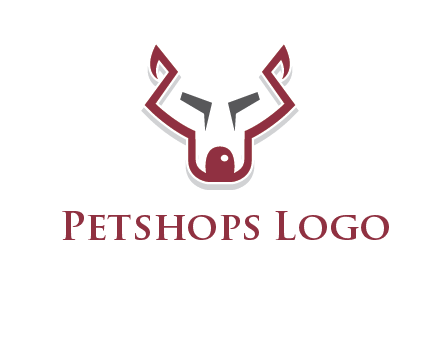 wolf face outline logo