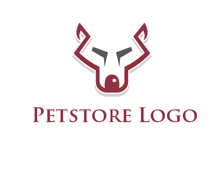 wolf face outline logo