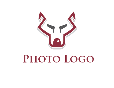 wolf face outline logo
