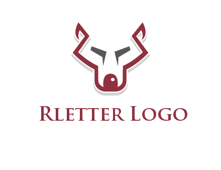 wolf face outline logo