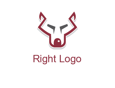wolf face outline logo