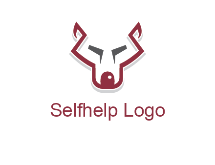 wolf face outline logo