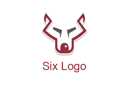 wolf face outline logo