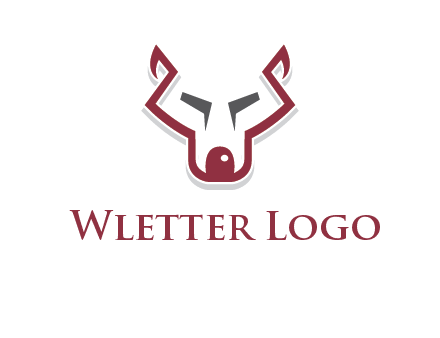 wolf face outline logo