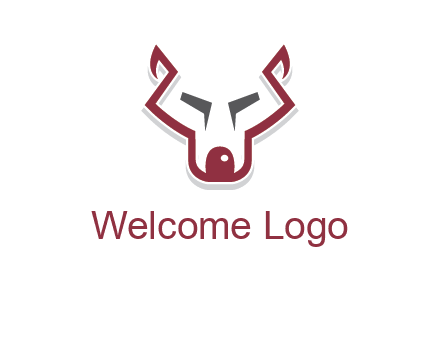 wolf face outline logo
