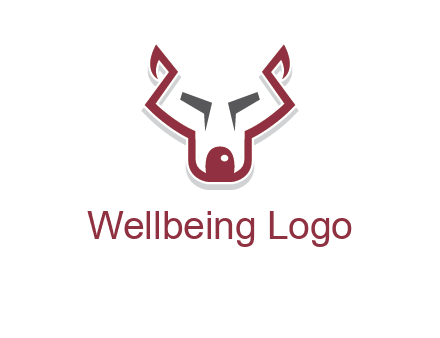 wolf face outline logo