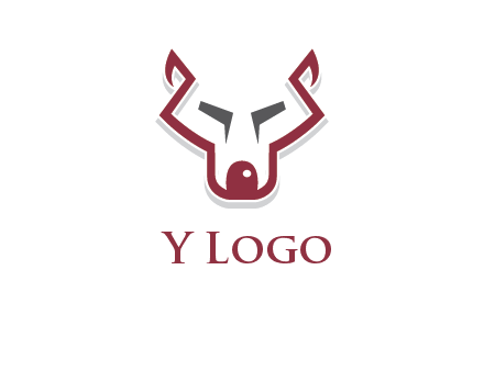wolf face outline logo