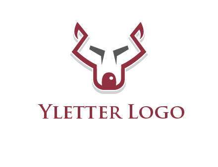 wolf face outline logo