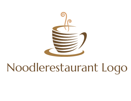 line art coffee mug logo