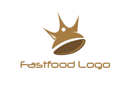 crown on coffee bean logo