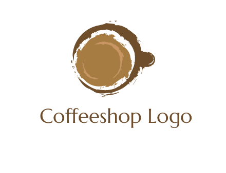 coffee cup splash icon