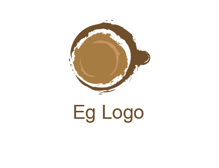 coffee cup splash icon