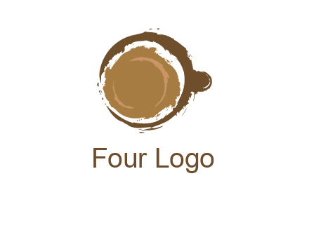 coffee cup splash icon