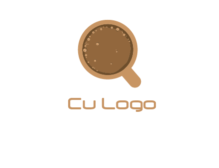 coffee cup with bubbles icon