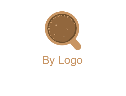 coffee cup with bubbles icon