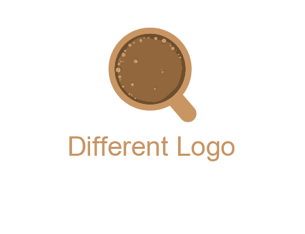 coffee cup with bubbles icon
