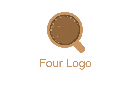 coffee cup with bubbles icon