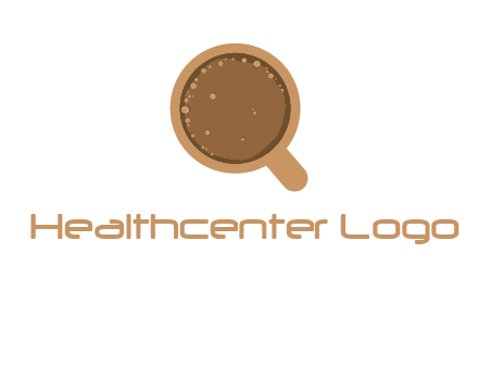 coffee cup with bubbles icon