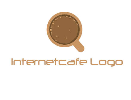 coffee cup with bubbles icon