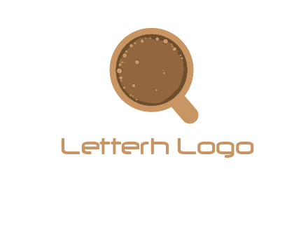 coffee cup with bubbles icon