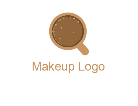 coffee cup with bubbles icon
