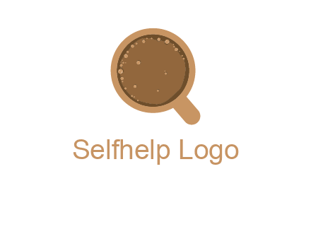 coffee cup with bubbles icon