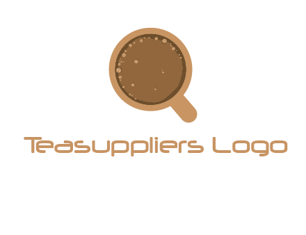 coffee cup with bubbles icon