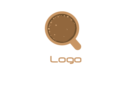 coffee cup with bubbles icon