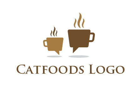 coffee speech bubble logo