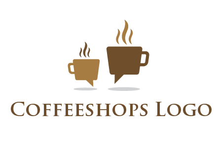 coffee speech bubble logo