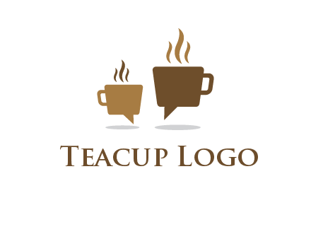 coffee speech bubble logo